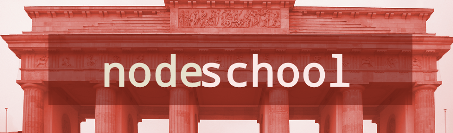 NodeSchool Berlin @jsfest.berlin