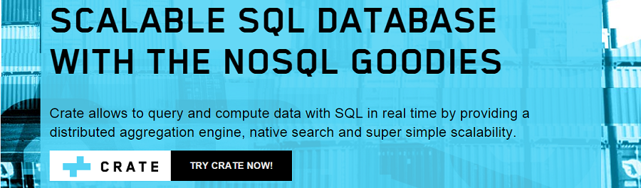 Dublin NoSQL with Crate.io