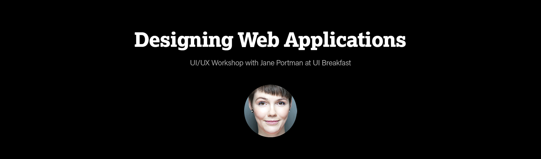 Designing Web Applications (Evening Workshop)
