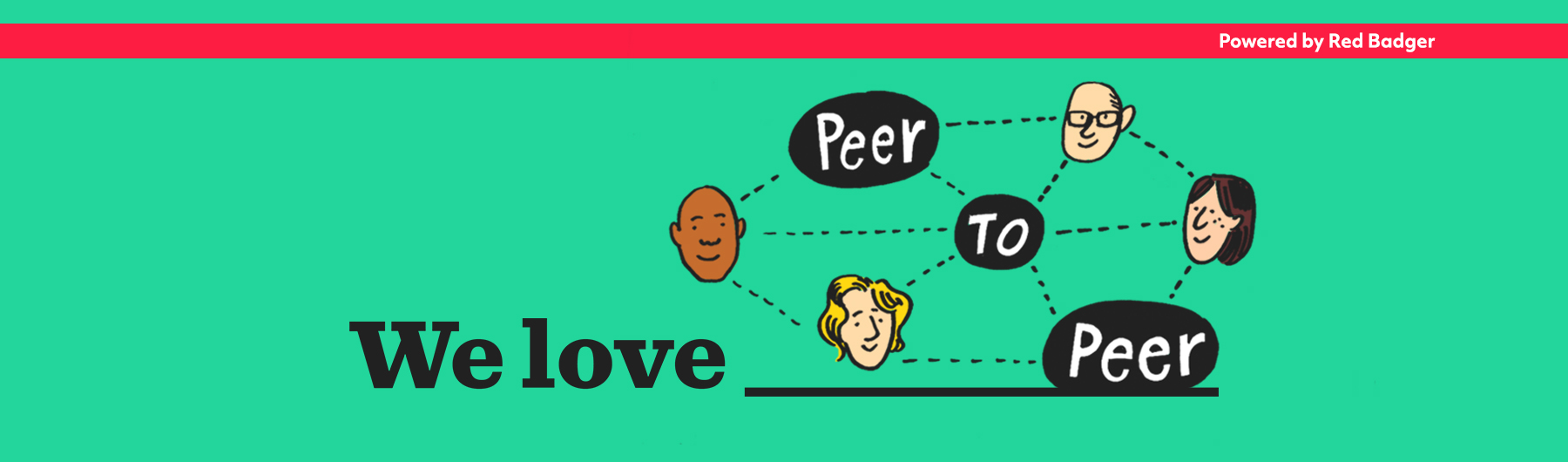 We love peer to peer web