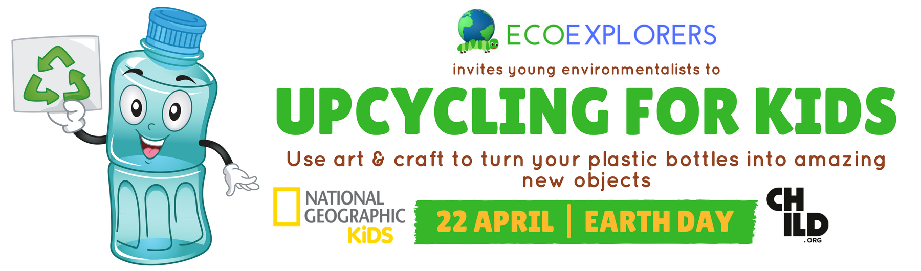 Earth Day Upcycling for Kids: Turn plastic bottles into glow lamps