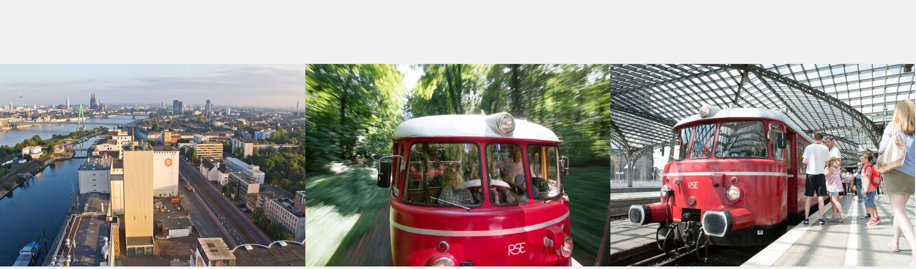 Schienenbustour: Rund um Köln und auf der Klüttenbahn bis Frechen am Sonntag, 29. Juli 2018 um 16.50 Uhr
