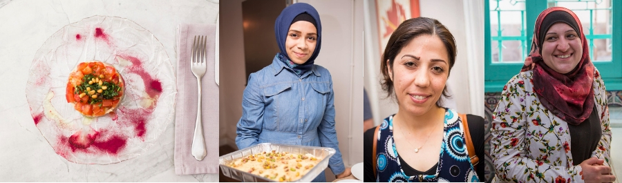 Chefugee Tres Mujeres de Siria