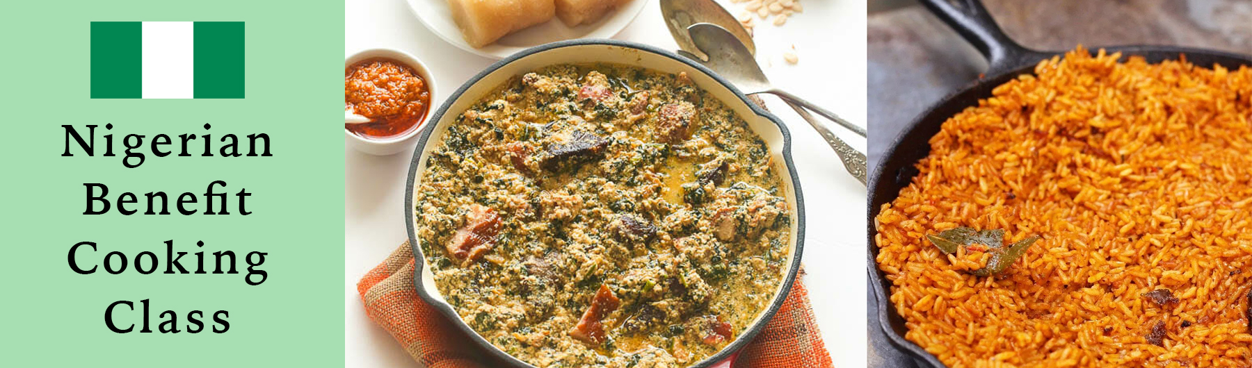 Nigerian Benefit Cooking Class