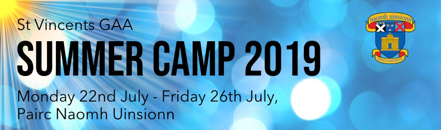 St Vincents GAA Summer Camp 2019