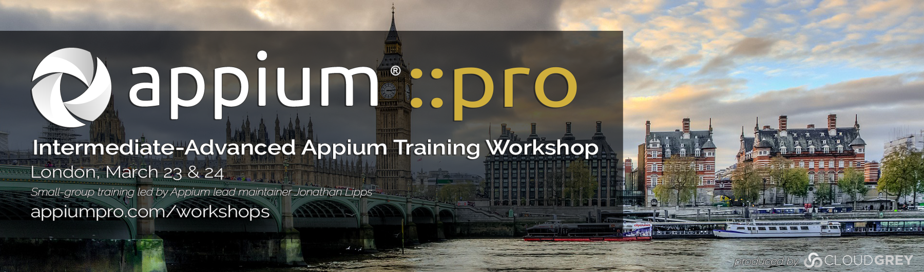 Appium Pro Intermediate-Advanced Workshop (London, March 2020)