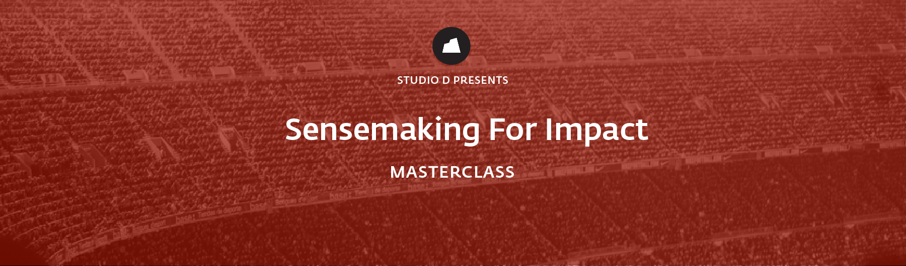 Sensemaking For Impact Masterclass, 19 March 2020, Wellington
