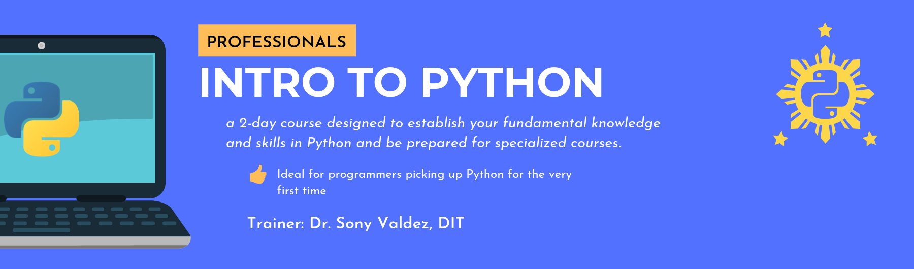 Intro to Python for Professionals