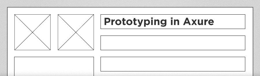 Prototyping in Axure
